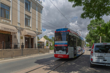 A walk through the streets of the city and the Little Jerusalem district, Evpatoria, Crimea, Russia, 21.06.2025