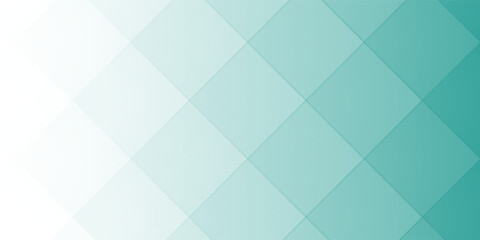 Abstract modern design green turquoise and white grid pattern background with space for your text. eps 10
