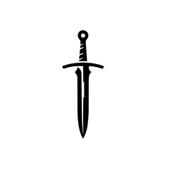 "Combat Sword Vector Illustration"