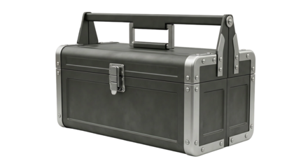 Durable Metal Toolbox for Storing and Organizing Tools.