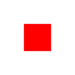 Obraz premium A simple and striking solid red square on a pristine white background, representing fundamental geometric shapes and a versatile graphic design element for various creative projects