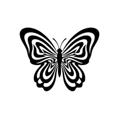 Abstract butterfly design