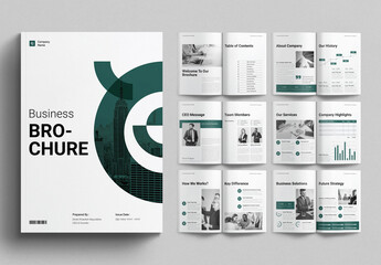 Business Brochure Template Design Layout