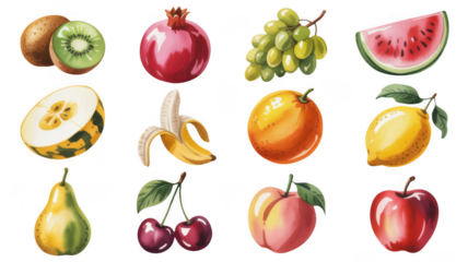 A collection of fresh fruits