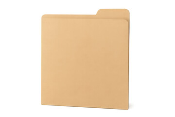 Manila file folder organizing documents, data, and information for business, office, and archival purposes with transparent background