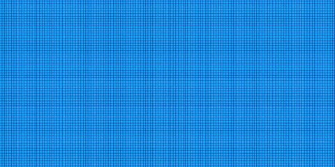 Abstract Geometric Grid Pattern in Shades of Blue and Black Lines on Light Blue Background