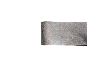 Obraz premium Metallic Gray Rectangle Object on Transparent Background in Studio Shot, PNG