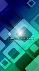 Abstract Background with Geometric Shapes and Vibrant Colors for Modern Design.