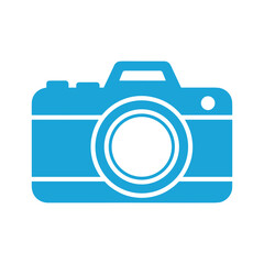 Blue Camera Icon