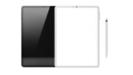 Beautiful Tablet Design Illustration isolated on transparent background