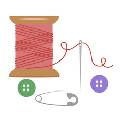 Vector graphics icon for Needle and spool