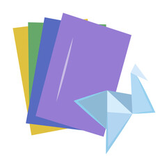 Vector graphics icon for Origami