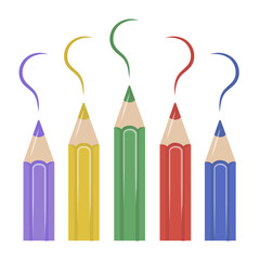 Vector graphics icon for Pencil color