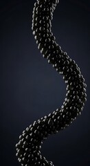 Abstract Black Beads - A Minimalist Still Life.