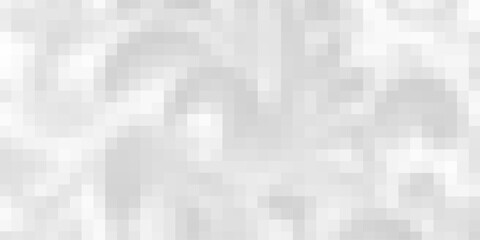 White Grey Background of Squares.  Banner for your design. Geometric style. Mosaic grid. Abstract squares background. Pixel mesh.