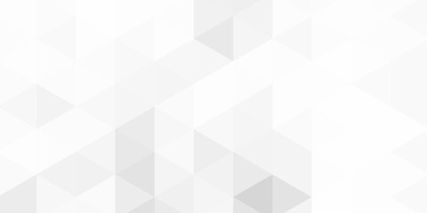 White and gray background. Geometric style. Mesh of triangles. Mosaic template for your design. Paper texture.