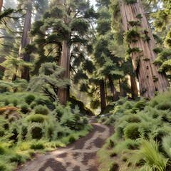 Majestic Forest Path