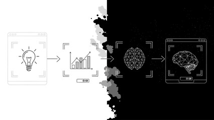 Innovative technology transforming business ideas into intelligent solutions