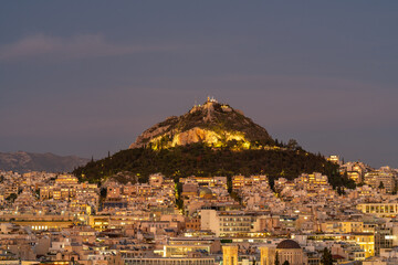 Night View of Athens
