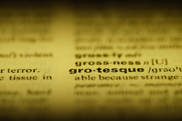 grotesque word dict