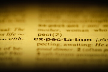 expectation word dict