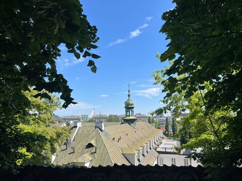 View from Agnieszka's Drinking Park in Warsaw