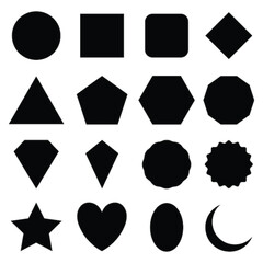 black and white icons