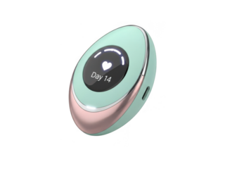 Smart fertility tracker device isolated on transparent background