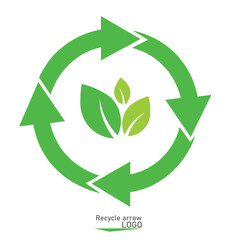 Obraz premium green eco friendly icon