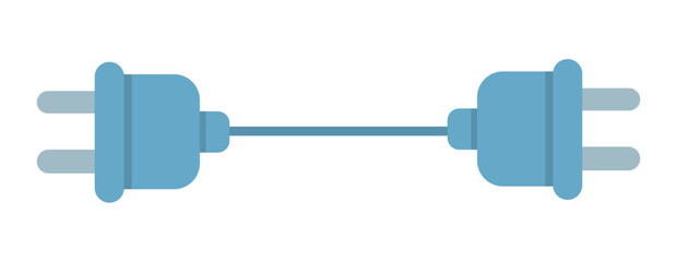 Two Electrical Plugs Connected
