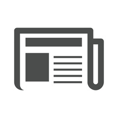 Fototapeta premium Newspaper Icon