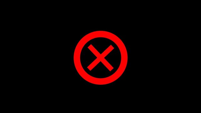 painted red cross symbol