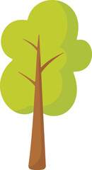 simple tree, cartoon cute tree