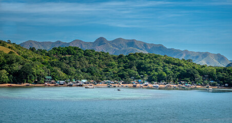 Picturesque fishing villages on the islands of Coron, Palawan, Philippines
