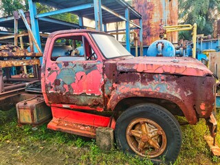 old rusty truck