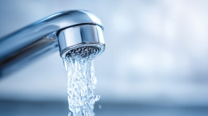 Water flows gracefully from a shiny tap, reminding viewers of the necessity to conserve this precious resource. Everyday moments bring awareness to sustainable habits