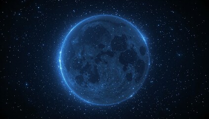 Obraz premium Celestial echo repeats silently light remembering its shape before fading away