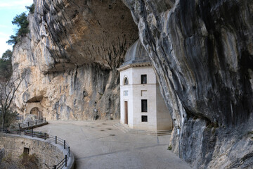 Valadier temple at Genga in  Italy.