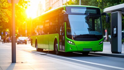 Fototapeta premium bus on the road 