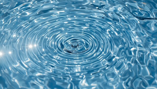 Electric ripple vibrates softly casting transient reflections that never fully materialize