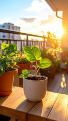 gardening balcony plants, green thumb home 