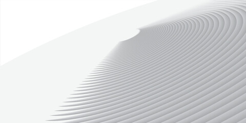 Modern abstract circle arrangement. Arranged in geometric rows, half-tone lines surround the center, vector illustration.