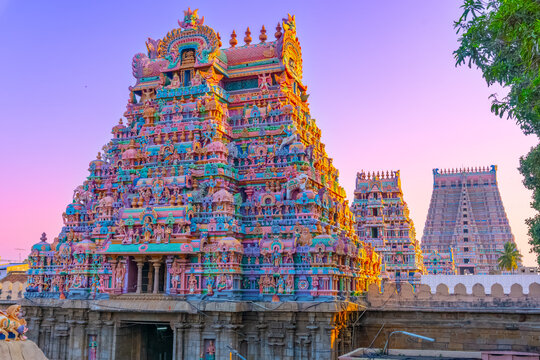 Sri Ranganatha Swamy temple is located in Srirangam, Tiruchirapalli, Tamil Nadu, South India. This Hindu temple dedicated to Ranganatha (a form of Vishnu) & his consort Ranganayaki (a form of Lakshmi.