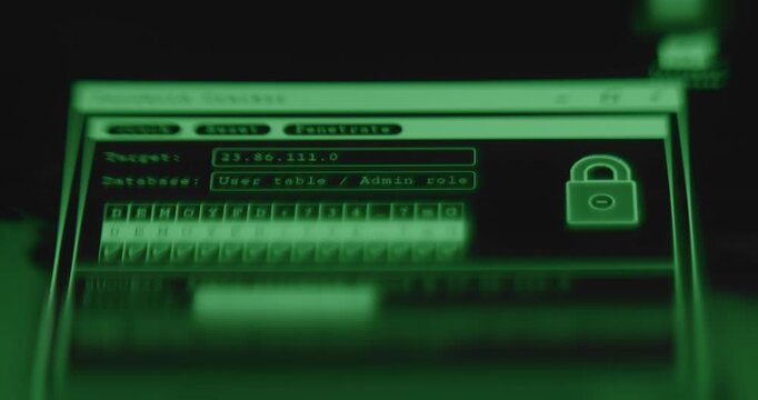 Successful password hacking of target IP