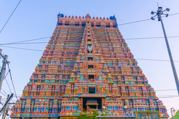 Sri Ranganatha Swamy temple is located in Srirangam, Tiruchirapalli, Tamil Nadu, South India. This Hindu temple dedicated to Ranganatha (a form of Vishnu) & his consort Ranganayaki (a form of Lakshmi.