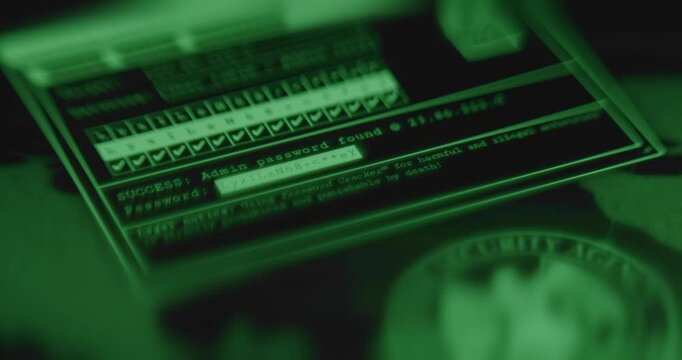 Start Brute Force Attack, password successfully hacked