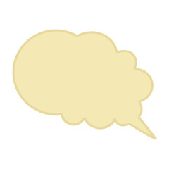 Vector color icon for Comic speech