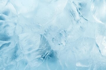 Fototapeta premium Close up of ice cubes forming a cool and refreshing background, ideal for summer or drink related themes