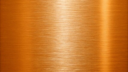 Brushed copper metal surface with horizontal lines and warm reflections