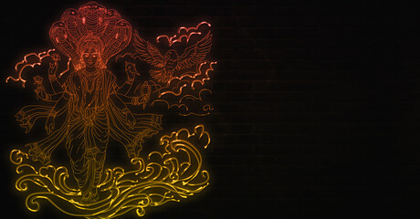 Janardana The one who helps and protects all living beings and listens to their prayers